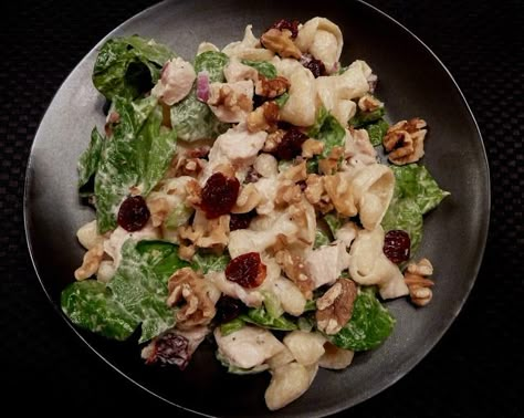 Cherry Chicken Pasta Salad, Cherry Chicken Salad, Chicken Salad Ideas, Fall Harvest Dinner, Cherry Chicken, Cherry Salad, Salads Summer, Buffalo Chicken Pasta Salad, Chicken Pasta Salad Recipes