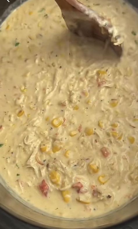 Weight Watchers Chicken Corn Chowder, Potato And Corn Chowder, Corn Chowder Soup, Chicken Corn Chowder, Chicken Potato, Weight Watchers Chicken, Chowder Soup, Weight Watchers Recipes, Chicken Potatoes