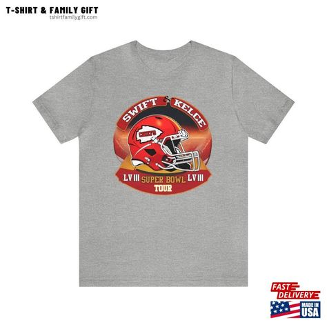 Swift And Kelce T-Shirt Swiftie Super Bowl Tour Kansas City Chiefs Classic Check more at https://tshirtfamilygift.com/product/swift-and-kelce-t-shirt-swiftie-super-bowl-tour-kansas-city-chiefs-classic/ Kansas City Chiefs, Family Gifts, Family Shirts, Super Bowl, Kansas City, Kansas, Swift, Bowl, Music