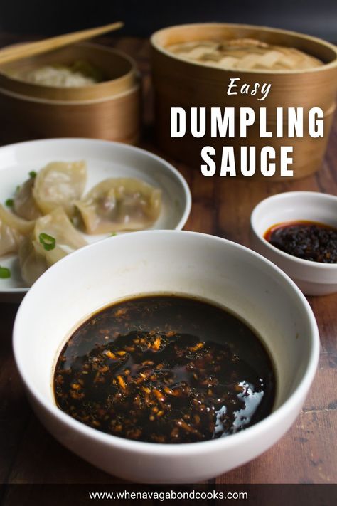 Thai Dumpling Sauce, Pork Dumpling Dipping Sauce, Soup Dumpling Dipping Sauce, Soup Dumpling Sauce, Chinese Dumpling Sauce Recipe, Chinese Dumpling Sauce, Chinese Dipping Sauce, Dumpling Sauce Recipe, Dumpling Dipping Sauce