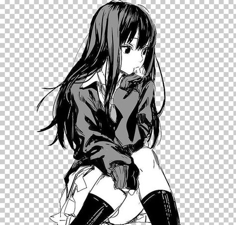 Lineart Inspiration, Manga Background, Anime Friends, Girl Black And White, Animation Anime, Oc Manga, Girls With Black Hair, Old Logo, Fairytale Illustration