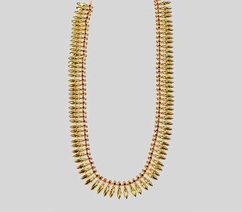 Mullamottu Mala Mullamottu Mala Kerala, Kerala Jewellery, Bridal Jewels, Pretty Jewelry Necklaces, Traditional Jewellery, Bridal Jewelry Collection, Bride Jewelry, Wedding Jewellery Collection, Indian Jewellery Design