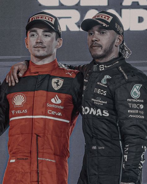 Charles Leclerc Lewis Hamilton, Charles Leclerc Aesthetic, Bahrain Gp, Charles Leclerc, Lewis Hamilton, Bahrain, On Instagram, Instagram