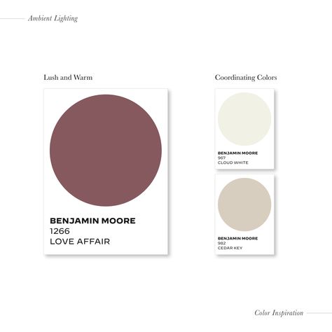 Deep Mauve Benjamin Moore, Love Affair Benjamin Moore, Deep Mauve Bedroom, Mauve Bedroom, Velvet Fabrics, Napa Ca, Modern Organic, Reno Ideas, Commercial Interior Design