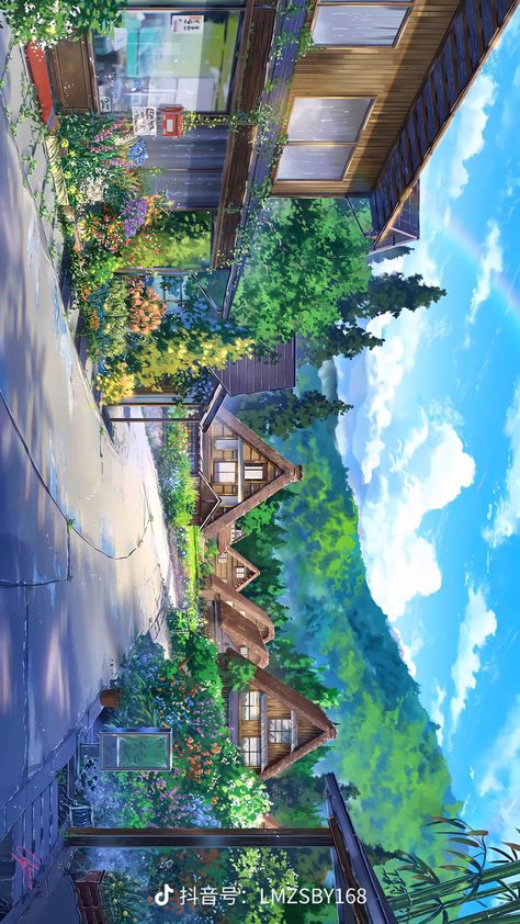 Town Scenery, Yuumei Art, Studio Ghibli Background, Wallpapers Ipad, Wallpaper Estetika, Scenery Background, Wallpaper Ipad, Anime Backgrounds Wallpapers, Fantasy Art Landscapes