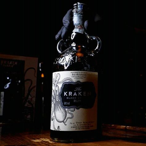 The Cracken Rum Kracken Rum, The Cracken, Cthulhu, Vodka Bottle, Red Wine, Vodka, Worship, Rum, Alcoholic Drinks