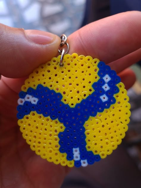 Perler Bead Volleyball, Volleyball Perler Beads, Volleyball Diy, Mikasa Volleyball, Pyssla Ideas, Hama Mini, Melty Bead Patterns, Easy Perler Beads Ideas, Hama Beads Design