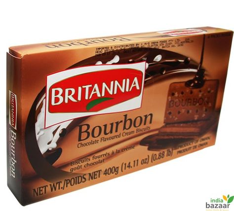 Britannia Bourbon Cream 390g Bourbon Biscuit, Bourbon Chocolate, Bourbon Biscuits, Choco Biscuit, Bourbon Cream, Chocolate Pack, Quick Treats, Chocolate Bourbon, Cream Biscuits