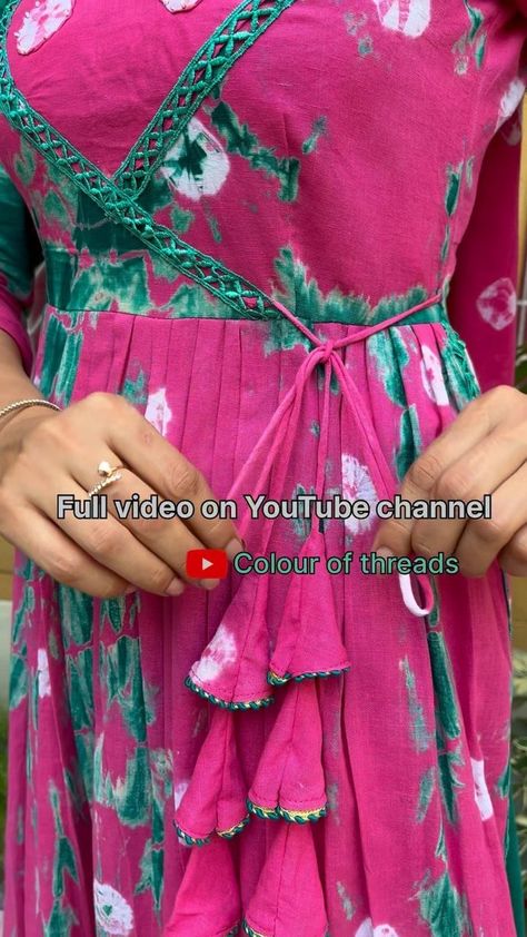 Naira Cut Frock Design, Naira Cut Kurti Design, Naira Dresses In Yrkkh Kurti Latest, Naira Dresses In Yrkkh Kurti, Nayra Cut Dresses Design Kurti, Dress Es, Youtube Videos, Sewing, Design