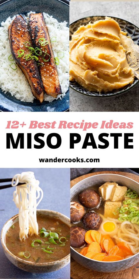 Miso Paste Recipes, Miso Recipes, Miso Recipe, Miso Soup Recipe, Miso Butter, Miso Ramen, Miso Paste, Easy Japanese Recipes, Easy Asian