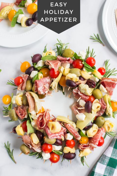 Antipasto Wreath Holiday Appetizer #holiday #appetizer #christmas #familyfreshmeals Antipasto Wreath, Appetizer Christmas, Holiday Appetizers Christmas, Honey Garlic Meatballs, Comfort Recipes, Holiday Cheese, Holiday Appetizers Easy, Fresh Meals, Holiday Appetizer