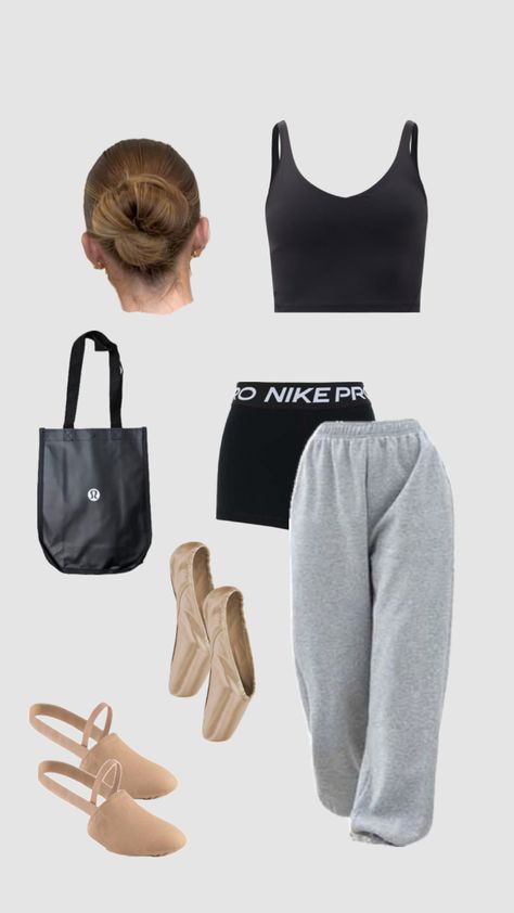 Modern Dance Class Outfit, What To Wear To Dance Class Outfits, Dance Practice Outfits Aesthetic, Dance Outfits Contemporary, Dance Practice Outfits, Dance Outfits Ballet, Contemporary Dance Outfits, Pointe Dancer, Dance Class Outfit