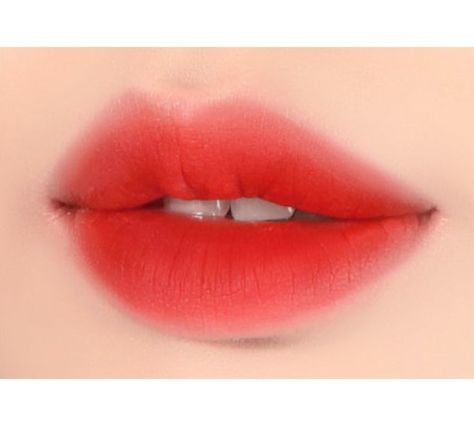 Blurred Lips, Korean Lipstick, Pastel Lips, Gradient Lips, Egirl Makeup, Korean Lips, Frankie Stein, Skin Structure, School Wear