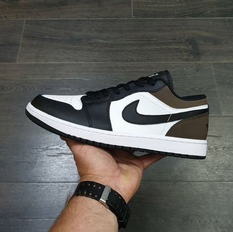 Air Jordan 1 Low Black White Brown Air Jordans Brown, Low Air Jordan 1 Outfit, Air Jordan 1 Low Brown, Jordan 1 Low Brown, Brown Jordans, Jordan 1 Low Men, Brown Jordan 1, Lacoste Shoes Mens, Jordan 1 Low Outfit