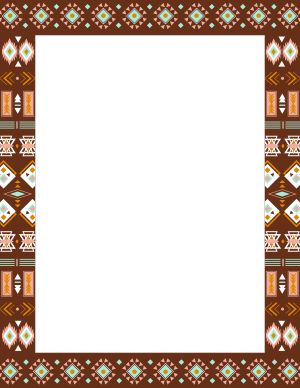 Printable Yellow Native American Page Border India Border Design, Native American Background Wallpapers, Ankara Background, Native Background, Native Print Pattern, Clipart Borders Free, Shape Activities, Shape Activities Preschool, Terra Cotta Pot Crafts Diy