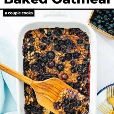 Blueberry Baked Oatmeal, Blueberry Oatmeal Bake, Breakfast Oats, Goat Cheese Appetizer, Banana Baked Oatmeal, A Couple Cooks, Walnut Butter, Pistachio Butter, Baked Oatmeal Recipes