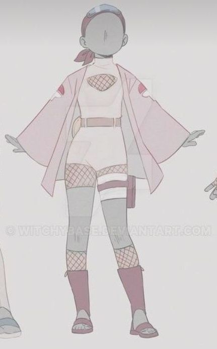 Naruto Outfit Ideas, Anime Clothes Outfits, Ninja Clothes, Ninja Dress, Naruto Outfits, Kunoichi Outfit, Anime Dresses, Hero Clothes, Naruto Clothing