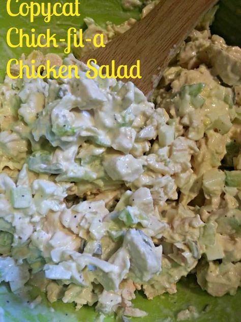 Copycat Chick-fil-a Chicken Salad Recipe Chick Fil A Chicken Salad Recipe, Best Chicken Salad Recipe, Copycat Chick Fil A, Chicken Salad Recipe Easy, Fantastic Recipes, Diner Recept, Chicken Salad Recipe, Delicious Sandwiches, Salad Sandwich