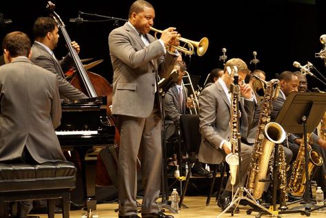 Review by Marilyn Lester: Jazz at Lincoln Center Orchestra, Wynton Marsalis: Best of Basie, Black, Brown and Beige, Rose Theater. Julie London, Music Review, Jazz At Lincoln Center, London Holiday, Blues Musicians, Lincoln Center, Brown And Beige, Christmas Day, Orchestra