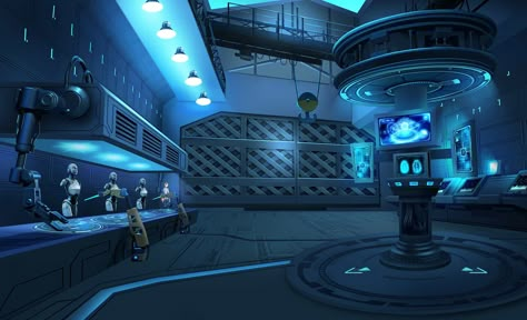 Lab Gacha Background, Anime Lab Background, Ignihyde Dorm, Futuristic Lab, Scifi Environment, Night Raven College, Mass Effect Universe, Episode Interactive, Gacha Background