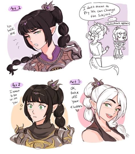 Dnd Funny, Dnd Dragons, Dungeons And Dragons Characters, Dnd Art, Baldur's Gate, D&d Dungeons And Dragons, Female Character Design, Cute Comics, Dnd Characters