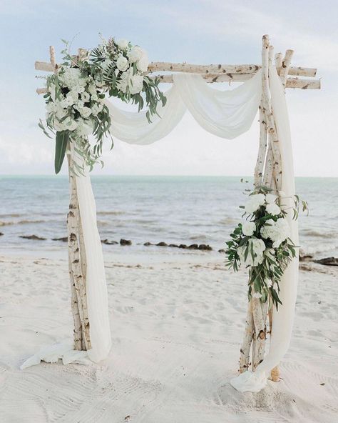 Driftwood Wedding Arch, Driftwood Wedding Arches, Driftwood Wedding, Wedding Vow Renewal Ceremony, Beach Wedding Arch, Samantha Wedding, Palm Wedding, Dream Beach Wedding, Key West Wedding