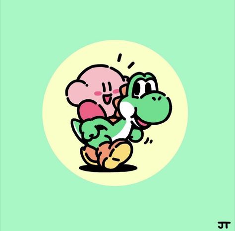 Yoshi Nintendo, James Turner, Kirby Character, Kirby Art, Super Mario Art, Nintendo Art, Mario Art, Tattoo Flash Art, Flash Art