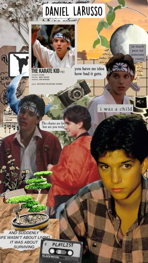 Daniel Karate Kid, Cobra Kai Wallpaper, Kids Collage, The Karate Kid 1984, William Zabka, 80s Men, Karate Kid Cobra Kai, Kid Cobra, Ralph Macchio