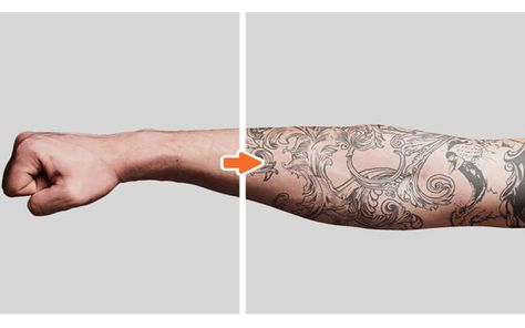 Getting Tattooed in Photoshop Forearm Template, Getting Tattooed, Sunset Cityscape, Background Change, Mockup Photoshop, Beginner Photo Editing, Neck Tattoos, Photography Pics, Photoshop Tools