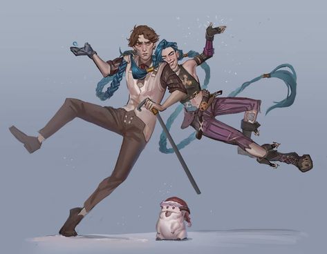 Jinx And Victor, Jinx X Victor, Viktor And Jinx Fanart, Jinx And Viktor, Viktor Arcane Fanart, Viktor Arcane, Arcane Art, Science Bros, League Of Legends Comic