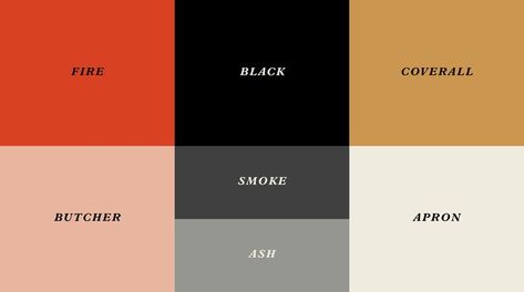 Bbq Color Palette, Color Palette For Restaurant, Color Palette Restaurant, Restaurant Color Palette, Bbq Restaurant Design, Diner Branding, Bbq Logo, Restaurant Graphics, Logo Design Color Palette