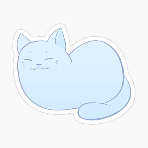 Get my art printed on awesome products. Support me at Redbubble #RBandME: https://www.redbubble.com/i/sticker/Pastel-Blue-Kitty-Sticker-by-elisevoir/40520678.EJUG5?asc=u Pastel Blue Stickers Aesthetic Printable, Blue Stickers Png, Blue Kawaii Stickers, Cute Aesthetic Stickers Pastel, Blue Printable Stickers, Pastel Blue Stickers, Blue Stickers Printable, Blue Stickers Aesthetic Printable, Aesthetic Stickers Blue