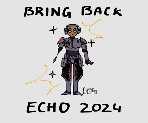 Echo Clone Wars Fan Art, Echo Fanart Star Wars, Fives And Echo Fanart, Echo Bad Batch Fanart, Echo Fanart, The Bad Batch Echo, Echo The Bad Batch, The Bad Batch Fanart, Star Wars Bad Batch