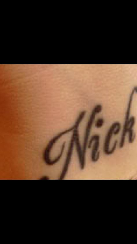 Nick Tattoos, Name Tattoos, Tattoo Quotes, Tattoos, Quick Saves