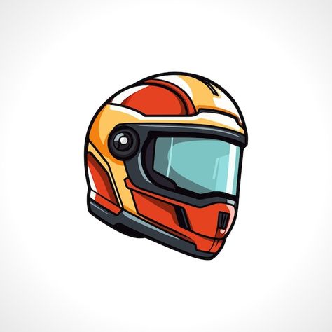 Helmet vector helmet illustration helmet... | Premium Vector #Freepik #vector #racing-helmet #motorcycle-helmet #helm #helmet Helmet Logo Design, Helmet Illustration, Helmet Vector, Motorcycle Helmet Design, Helmet Motorcycle, Bike Logo, Helmet Logo, Helmet Stickers, Cleaning Logo