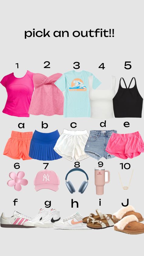 pick an outfit!! #pickanoutfit #outfit #preppy #vsco #fit #fitty Pick An Outfit, Outfits For School Summer, Preppy Vsco, Preppy Outfits For School, Outfit Preppy, Summer School Outfits, Outfits For School, Casual Preppy Outfits, Preppy Summer