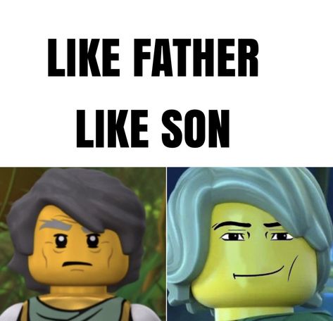 Ninjago Garmadon And Lloyd, Ninjago Fanart, Ninjago Funny Pictures, Ninjago Memes Funny, Meme Party, Ninja Funny, Ninjago Zane Memes, Ninjago Memes Hilarious, Lego Ninjago Lloyd Meme