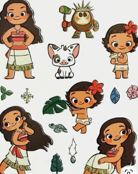 Moana Cookies, Moana Drawing, Seni Resin, Disney Doodles, Moana Theme, Animation Disney, Kawaii Disney, Cute Disney Drawings, Disney Princess Drawings