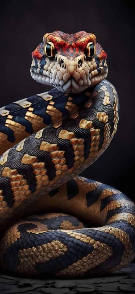 HungryWolf Colorful Snakes, Snake Wallpaper, Beautiful Snakes, Snake Art, Automotive Artwork, Angel Warrior, Iphone Wallpaper Pattern, Animal Statues, Adam And Eve