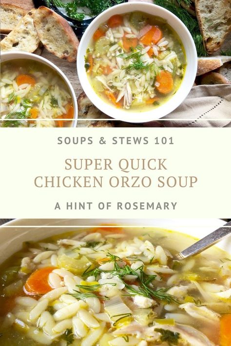 Soups Chicken, Rotisserie Chicken Soup, Orzo Soup Recipes, Rotisserie Chicken Breast, Leftover Rotisserie, Orzo Soup, Best Pasta, Chicken Orzo, Chicken Orzo Soup