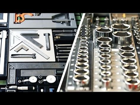 (6982) How to 3D Print Custom Tool Organizers for ANYTHING! - YouTube 3d Printed Tool Organizer, 3d Printed Tools, How To 3d Print, 3d Printer Projects, Tool Store, Tool Organizers, Measuring Tools, Print Ideas, Tool Organization