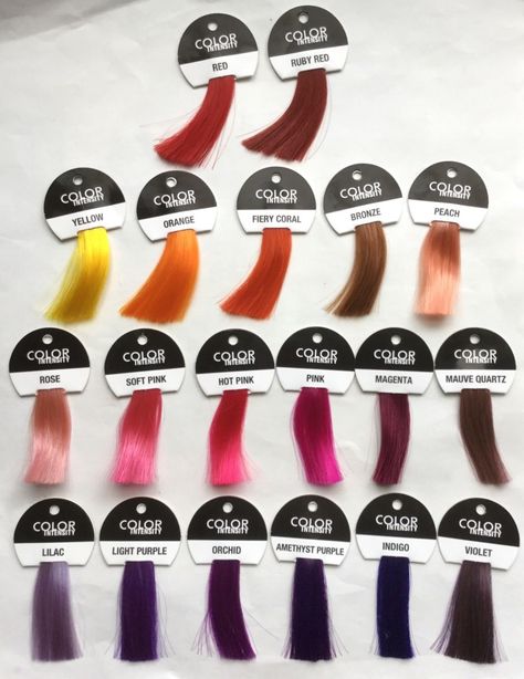 Hair Stripes, Joico Color, Quartz Colors, Hair Color Pink, Purple Orchids, Peach Orange, Amethyst Purple, Color Samples, Pink Hair