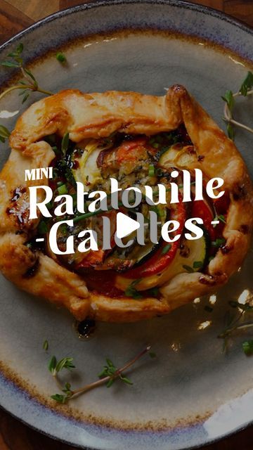 Ratatouille Galette, Chinese Eggplant, Food Inc, Aromatic Herbs, Roma Tomatoes, Red Meat, Crushed Tomatoes, Delicious Vegetarian, Fresh Veggies