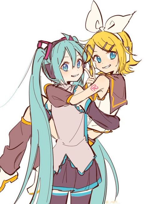 Rinku Vocaloid, Vocaloid Matching Pfp, Len Y Rin, Rin Kagamine, Miku Chan, Vocaloid Characters, Card Captor, Project Sekai, Matching Pfp