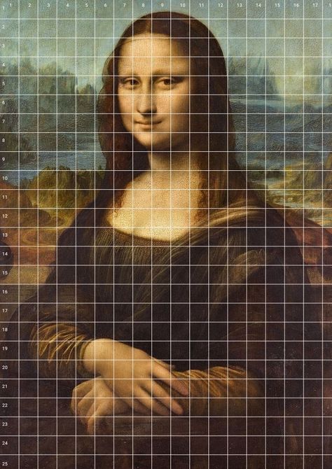 Mona Lisa Acrylic Painting, Monalisa Painting, Mona Lisa Drawing, Mona Lisa Portrait, Mona Lisa Painting, Drawing Grid, Photo To Art, Paintings Famous, Cool Pencil Drawings