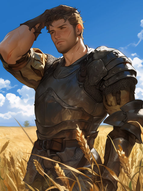 Everard, Tiller's Guard, Human Fighter, Goldenfields, Storm King's Thunder Royal Guard Character Design, Dnd Human Fighter, Human Fighter Dnd Male, Human Paladin Male, Human Male Character Art, Dnd Fighter Character Design, Dnd Human Male, Fighter Character Design, Fighter Dnd