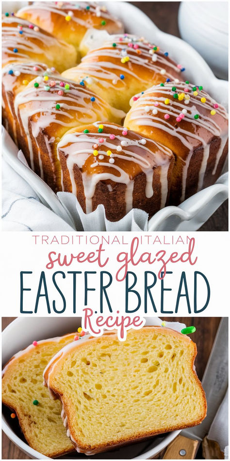 A close-up of a freshly baked Italian Easter bread Easter Bread Recipe, Dyed Eggs, Italian Easter, Easter Bread, Festive Treats, Easter Dessert, Sweet Bread, Holiday Table, Holiday Tables