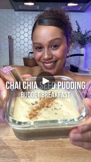 4.7K views · 302 reactions | [save this] follow @taneesha.greaves for more! 

Chai Chia Seed pudding

Recipe 
- 2 cups plant milk 
- 4 bags Chai 
- 1/2 cup Chia Seeds 
- 1 tsp maple syrup (or other sweetener) 

Directions 
1. Boil 2 cups of plant based milk. Oat milk is superior, don’t fight me on this one.
2. Once a boil is reached, turn off the heat and let 4 bags of Chai simmer in the milk for 10 mins 
3. After 10 minutes, squeeze the life out of each bag to extract all the juicy flavour 
4. Add chia seeds and maple syrup. Stir. 
5. Dish out 3 servings and leave in the fridge for at least 2 hours 
6. Top with Cinnamon spiced protein yogurt 

#budgeting #budgetmeals #budgetfriendly #budgetrecipes #grocerybudget #onabudget #cheaprecipes #chiaseedpudding #cheapeats #budgeteats #groceryshop Breakfast On A Budget, Chia Seed Pudding Recipe, Chia Seed Recipes Pudding, Protein Yogurt, Plant Milk, Chia Seed Pudding, Grocery Budgeting, Plant Based Milk, Cinnamon Spice