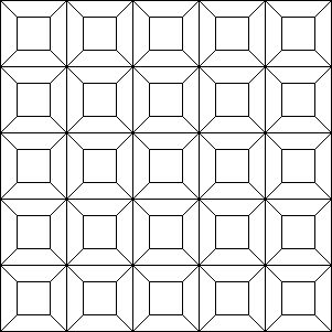 Here is a waffle pattern, and a suggested colour scheme. Description from gwydir.demon.co.uk. I searched for this on bing.com/images Regular Tessellation Patterns, Regular Tessellation, Isometric Pattern, Square Geometric Pattern, Style Examples, Tessellation Patterns, Graph Paper Designs, Blackwork Patterns, Geometric Pattern Art