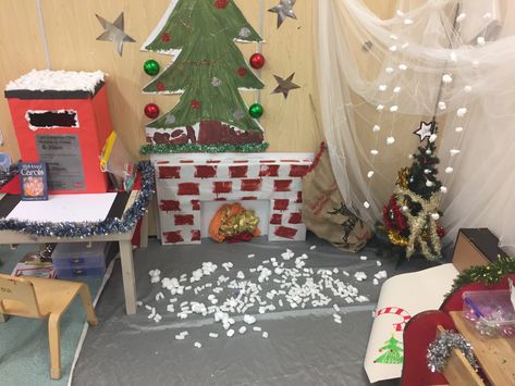 Christmas Home Corner Eyfs, Home Corner Eyfs, Eyfs Christmas, Eyfs Nursery, Christmas Corner, Home Corner, Preschool Rooms, Corner House, Christmas House